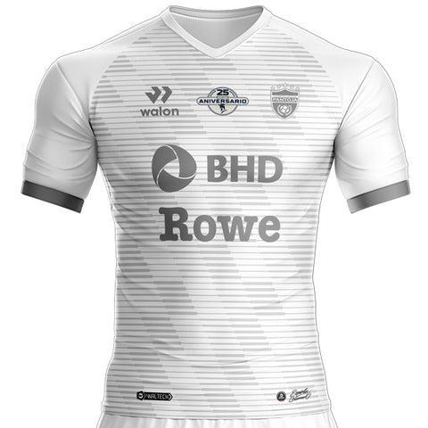 Camiseta Walon Oficial Atletico Pantoja, Temporada 2024. Bodas de Plata, 25 aniversario.  Blanca.