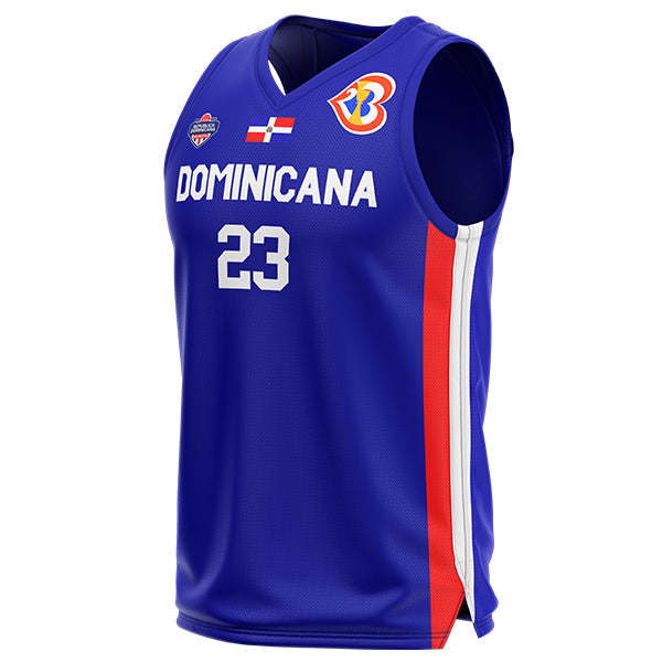 Replica Oficial Azul Seleccion de baloncesto dominicana, Copa del mundo 2023