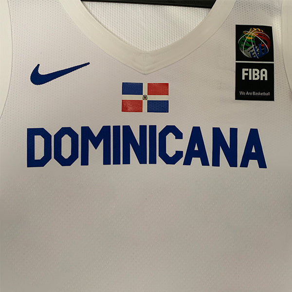 Jersey Nike Original Selección Dominicana de Baloncesto Blanco