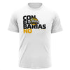 T-Shirt Oficial Rafael Barias, Blanco "Con el barias no"