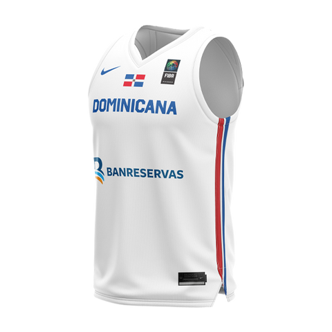 Jersey Nike Original Selección Dominicana de Baloncesto Blanco