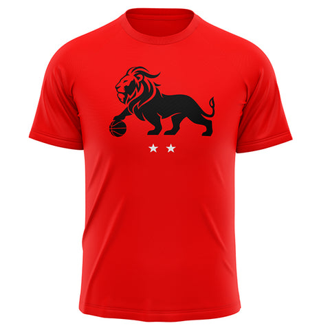 T Shirt Oficial Leones de Santo Domingo Rojo, Modelo León