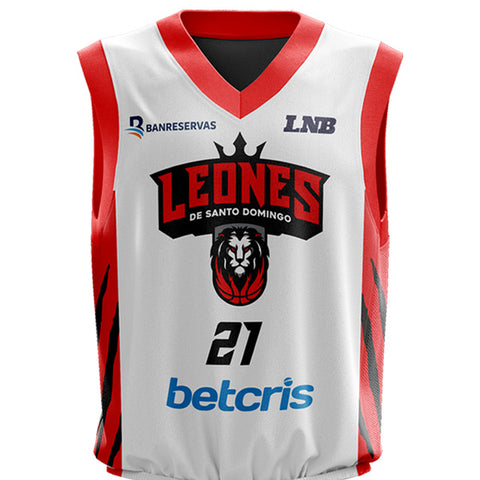 Jersey Oficial Home Club temporada 2021, Leones de Santo Domingo