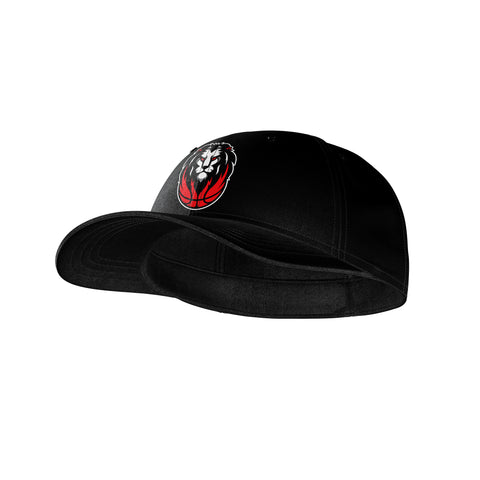 Gorra Oficial con Reducción Logo Primario Leones de Santo Domingo, Negra
