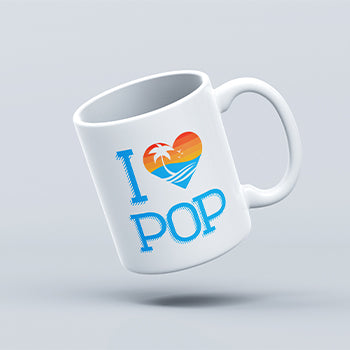 Taza I Love POP