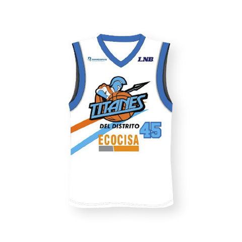 Jersey Oficial Titanes del Distrito, Modelo: Local.