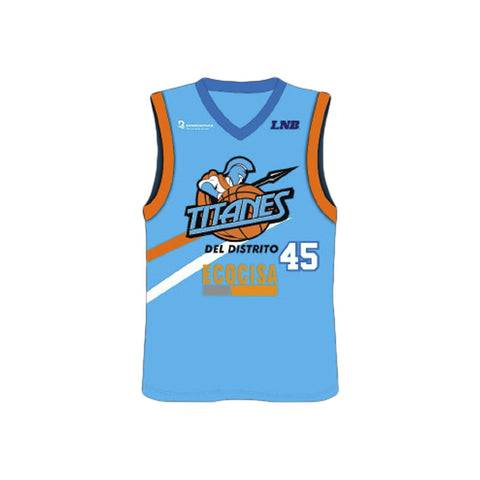 Jersey Oficial Titanes del Distrito, Modelo: Visitante.