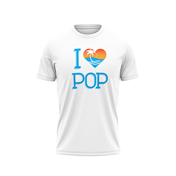 Tshirt Blanco I Love POP