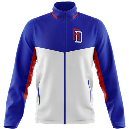 Oficial fan White Jacket Dominicana Equipo Dominicano Clásico Mundial de Béisbol 2023 - Marca Walon