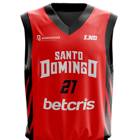 Jersey Oficial Visitante temporada 2021, Leones de Santo Domingo