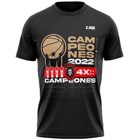 T Shirt Oficial Conmemorativo, Campeonato 2022 Leones de Santo Domingo