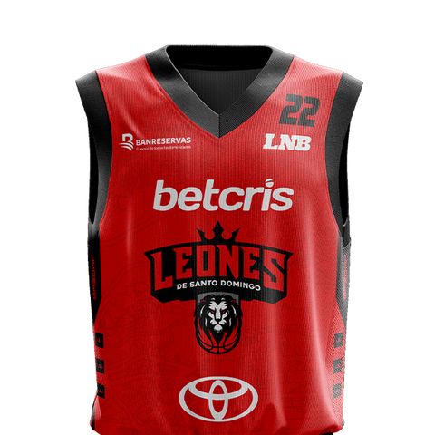 Jersey Oficial '22, Leones de Santo Domingo Local.